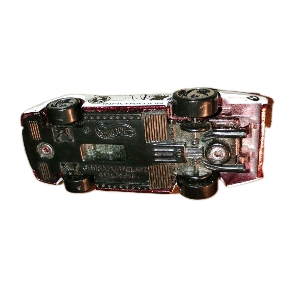 Vntg‎ 1983 Hot Wheels Red Secret Service Infiltration Vehicle, Back Half Pops-up - Picture 8 of 8